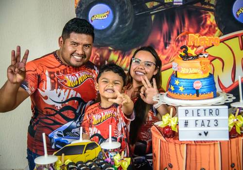 Aniversário infantil de Pietro 3 anos