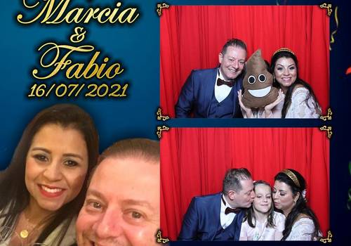 Cabine - casamento de Marcia e Fabio