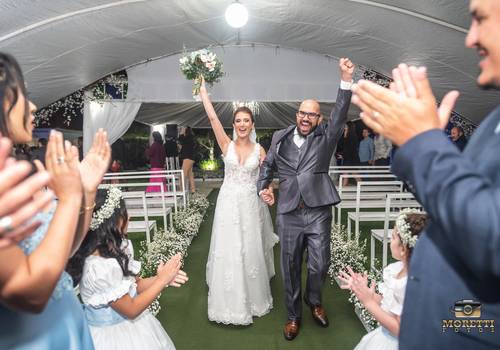 Casamento de Mônica e Adams