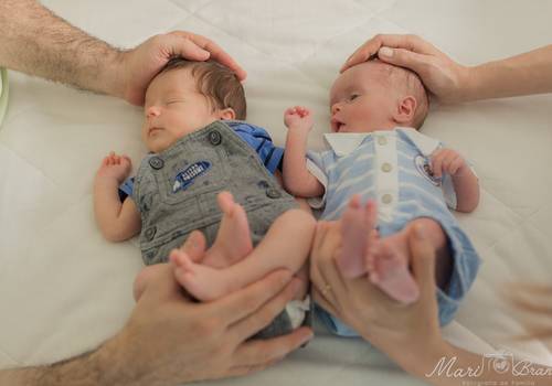 Newborn Lifestyle de A Chegada de Matheus e Oscar