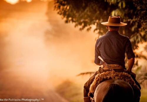 Campeirismo de Cavalgada Viamonense e Tiros de Laço.