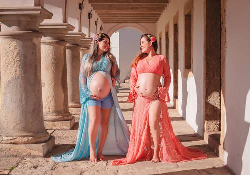 GESTANTES de A espera de Amanda e Rafaela