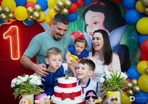 Aniversários de 1 ano Maria Clara e 4 anos Miguel