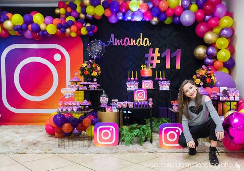 ANIVERSÁRIO de 11 ANOS - Amanda- Ledoleta - Instagran