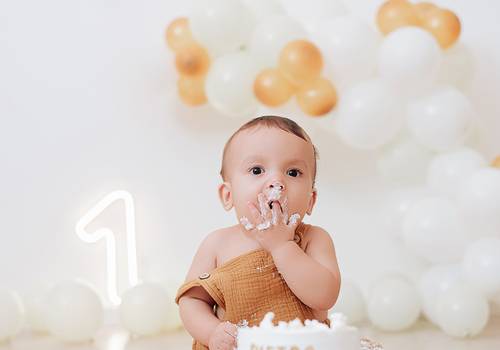 Infantis de Smash the cake Pietro