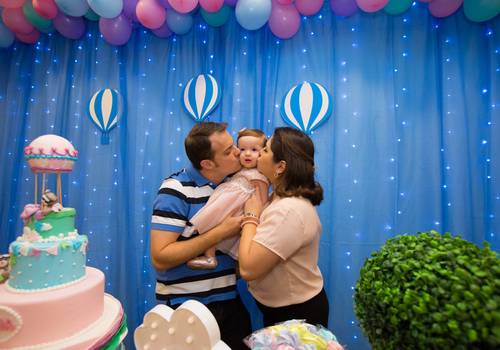 Infantil de Aniversário 1 Ano Olívia 