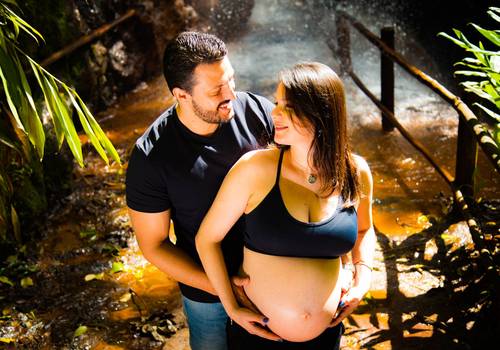 Gestante de Mariane + André Ensaio Natureza