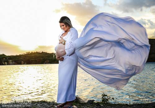 Gestante de Pastora Silvía + Pastor Makson = Ana Flor e Maria Bela