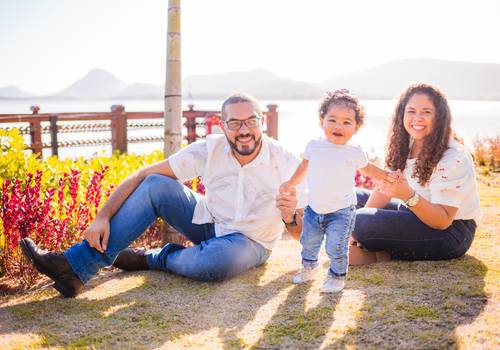 Infantil e Família  de Ensaio Família na Lagoa e Praia de Maricá | Laura 1 Ano