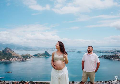 Gestante de Ensaio de Gestante em Niterói | Tatiane e Bruno