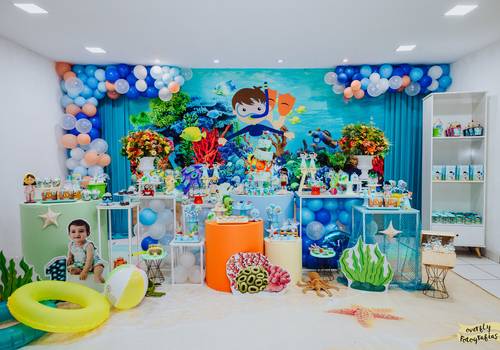 Infantil e Família  de Aniversário no Malu's Festas - 1 ano do Théo