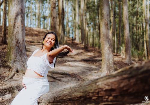 Gestante de Ensaio de Gestante no Parque da Cidade | Andreza e Leony à espera do Pedro