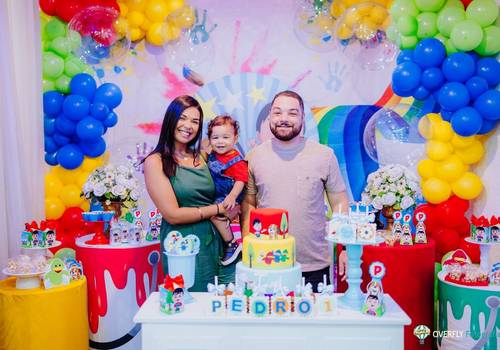 Infantil e Família  de Aniversário no Espaço Festa e Alegria | 1 ano do Pedro