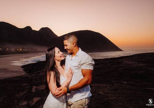 Pré Wedding de Ensaio de Casal no Amanhecer em Itacoatiara | Simone e Rodrigo