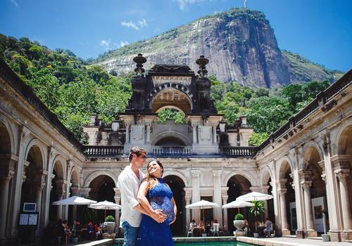 Gestante de Ensaio de Gestante no Parque Lage | Luciana