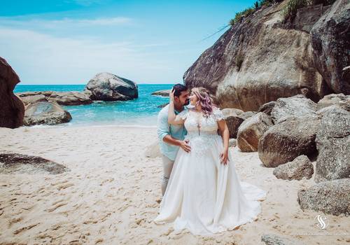 Pós Wedding de Trash The Dress - Tati & Pedro