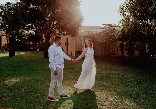 Ensaios de Maria Laura e Luis Gustavo