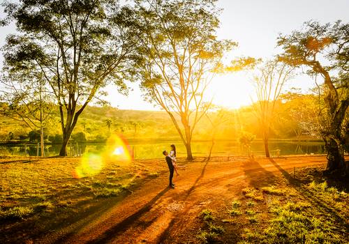 Ensaios de Luciana e Allan