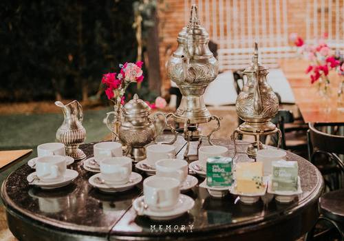 Buffet Enfesta de Mesa de Café no Chalé Enfesta