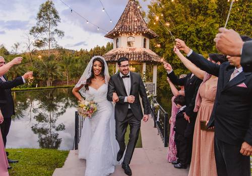 Casamento de Casamento no final de tarde no Espaço da Torre - Leandro e Jéssica