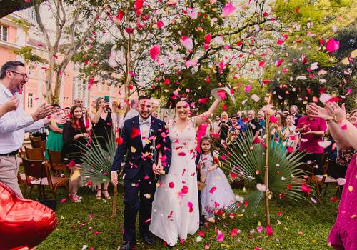 Casamento de Casamento ao ar livre no Campus da EST - Gabriel e Mirian