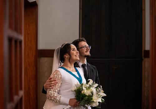 Casamento de Casamento na Igreja de Taquara | Marília e Aethos