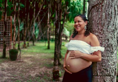 Gestante de Ensaio Gestante - Milena