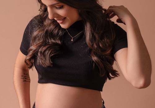 Ensaio gestante de A espera de Davi Lucca 