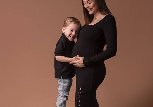 Ensaio gestante de A espera de Eliza