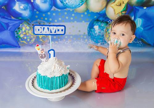 Smash the Cake de Davi Luiz {1º Aninho}