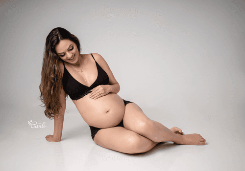 Gestação de Aline - Gestante
