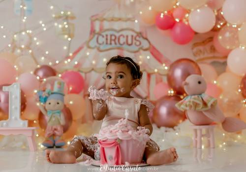 Smash the Cake de Késia 1 ano