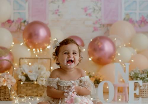 Smash the Cake de Luna Vitória 1 ano