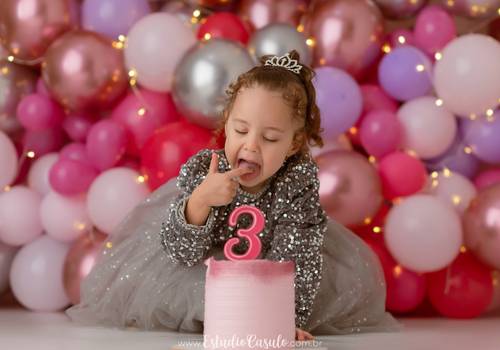 Smash the Cake de Mirela 3 anos