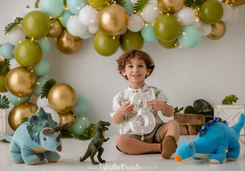 Smash the Cake de Théo 3 anos