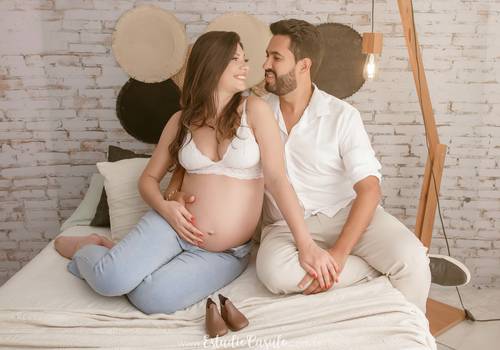 Gestação de Caroline à espera do João Pedro