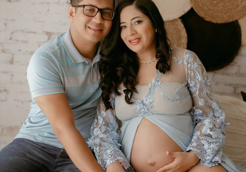 Gestação de Juliana à espera da Anna Lívia