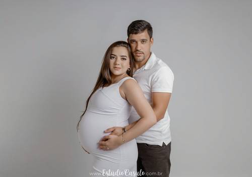Gestação de Macelly à espera do Isaac