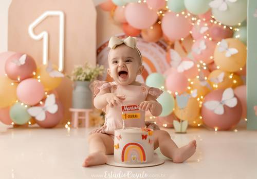 Smash the Cake de Maria Afra 1 ano