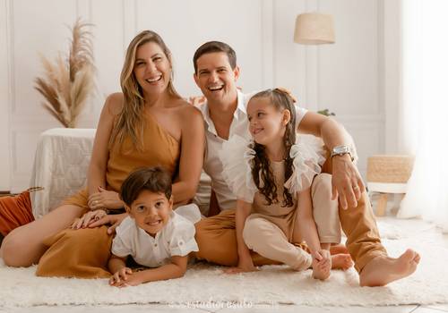 Família de Gustavo e Nina 