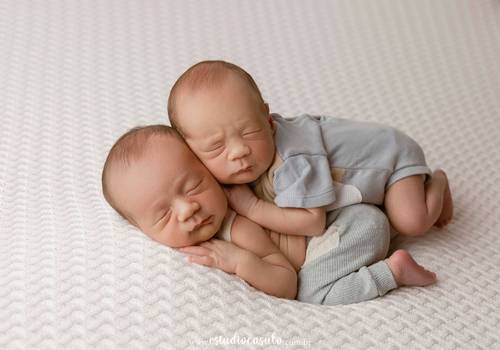 Newborn de Isaque e Samuel - Newborn 
