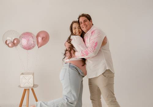 Gestação de Bruna - Ensaio Revelação 