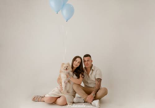 Gestação de Bruna - Ensaio Revelação 