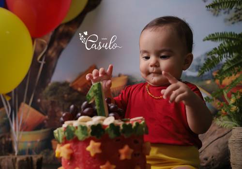 Smash the Cake de Miguel 1 Ano