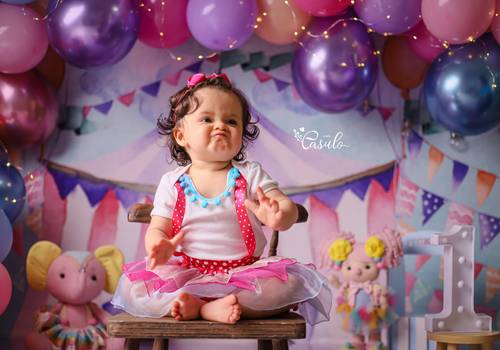 Smash the Cake de Letícia 1 ano