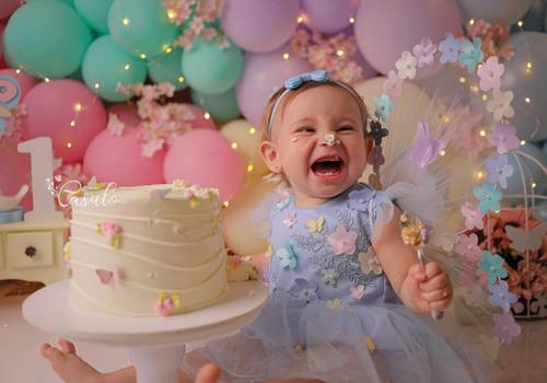 Smash the Cake de Isaura  - 1 Ano