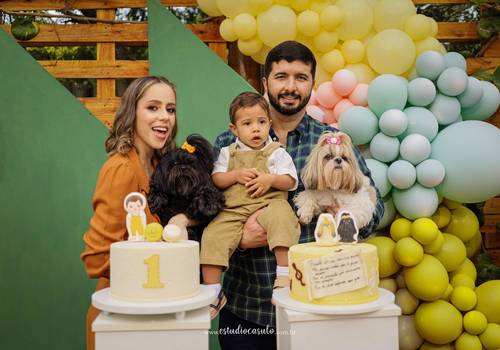 Aniversário de Valentim 1 ano