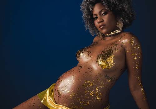 Gestante de Daene + Thiago = Thiago Jr | Folhas Douradas