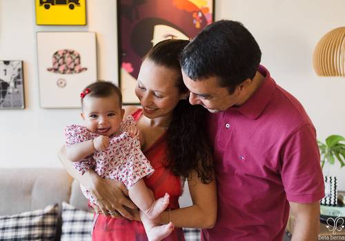 Ensaio Família de Maria Luiza Em Casa