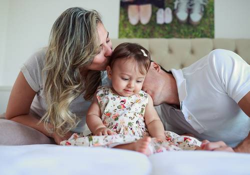 Ensaio Família de Luiza em casa